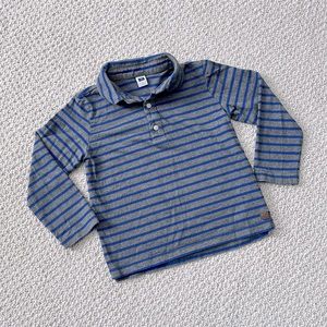Boys Janie and Jack Long Sleeve Polo Size 4
